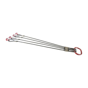Câble métallique pressé avec plusieurs pattes